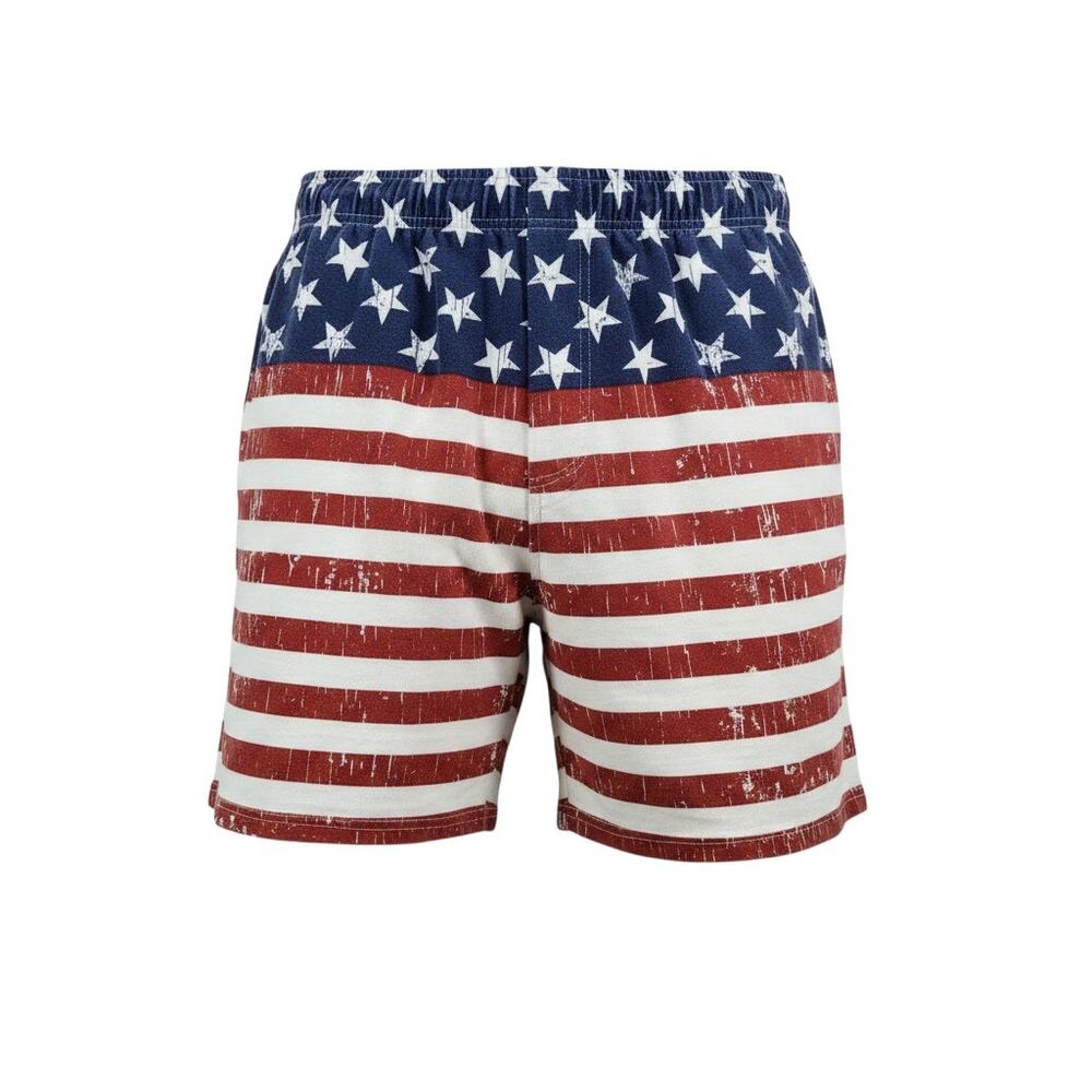 OT Revolution American Flag Lounge Shorts Mens XL Patriotic USA Stars Stripes
